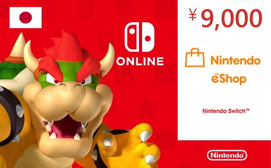 Nintendo eShop9000日元充值卡/礼品卡